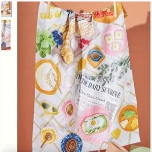 Brunch Eggs Breakfast Snacks Chic Boho Hipster Hippie Art Deco Hip Dish Towel